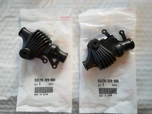 NOS HONDA LEVER COVERS PAIR LEFT/RIGHT MT125 MT250 MR175 MT 125 250 MR 175 OEM - Picture 1 of 6