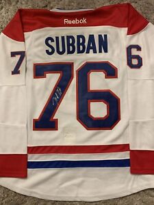 PK Subban NHL SIGNED MONTREAL CANADIENS custom Hockey JERSEY Autograph Canada
