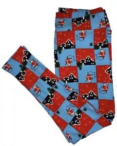 LuLaRoe Santa Claus Christmas Leggings SZ TC - Picture 1 of 2
