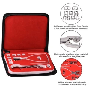 Kit de presa de goma dental Ainsworth Brewer abrazaderas de presa de goma con alas pinzas marco - Imagen 1 de 41