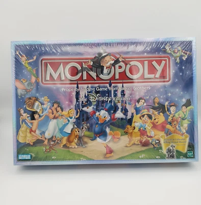 Monopoly The Disney Edition Board Game 2001 Factory Sealed New Vintage Hasbro - Image 1 of 4