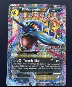 Tarjeta Jumbo Pokémon TCG M Sharpedo EX Black Star Promo XY200 LP. - Imagen 1 de 3