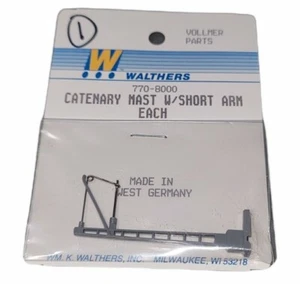 Albero vintage Walthers scala N #770-8000 sistema catenaria con braccio corto Germania Ovest - Foto 1 di 3