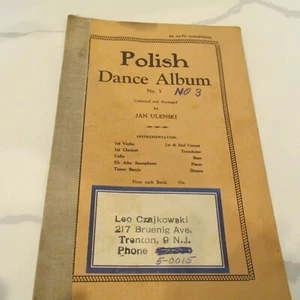 POLISH DANCE Orchestra COLLECTION Instrumentation MUSIC BOOK NICE! 1931 - Picture 1 of 2
