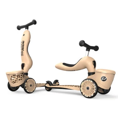 Scoot and Ride Highwaykick 1 Lifestyle leopard - Roller und Roller mit Sitz NEU - Bild 1 von 4