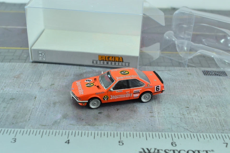 Brekina 24354 BMW 635 CSI coche JAGERMEISTER ESCALA 1:87 HO Foto 1 de 2