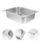  Stainless Steel Serving Basin Bread Pan Catering Food Holding Plate For Buffet