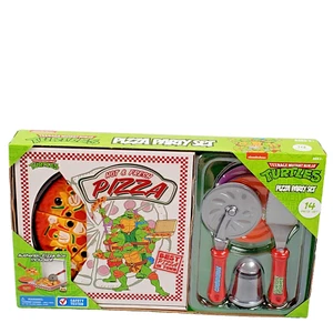 Nickelodeon Teenage Mutant Ninja Turtles 14 pezzi pizza party finto gioco set - Foto 1 di 12