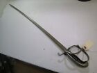 WWI GERMAN TRAIN BATTALIAN SWORD NO SCABBARD ENGRAVED BLADE EICKHORN MAKER #Y78