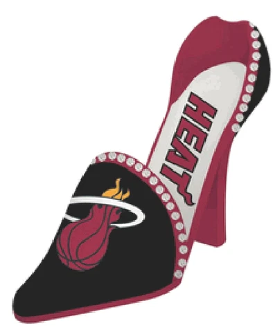 Miami Heat Decorative Shoe Wine Bottle Holder [NEW] NBA Glass Drink Cover