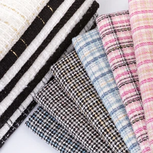 1M Tweed Wolle Mischung Stoff Kariert Tuch Dick Warm Gewebt Basteln Mantel Kleid - Bild 1 von 25