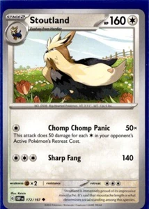 Stoutland - 172/197 - Uncommon - Pokemon Obsidian Flames - Picture 1 of 1