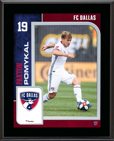 Paxton Pomykal FC Dallas 10.5" x 13" Sublimated Player Plaque Cover