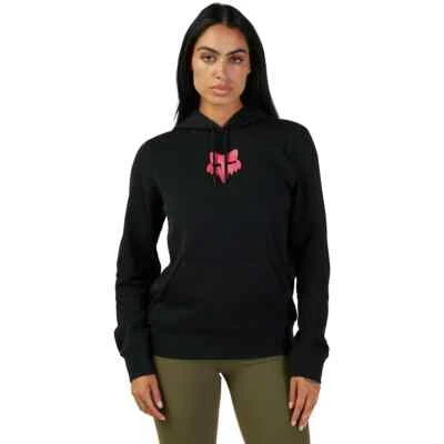 Fox Racing Women's Fox Head Pullover Hoodie (Black/Pink) 31829-285-x - Image 1 of 4