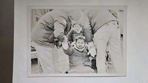 1970s Car Accident Scene Passenger EMS Original Photo 5x7 - Picture 1 of 1