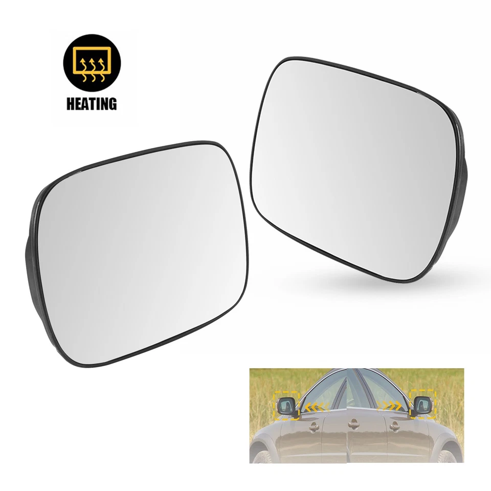 Espejo retrovisor eléctrico izquierdo derecho térmico transparente para vidrio Volvo XC90 XC70 2003-2006 EE. UU. Foto 1 de 4