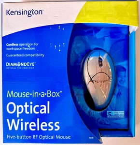 NEW Kensington Mouse-in-a-Box K72125, 5-button RF Optical Wireless Mouse - Picture 1 of 5