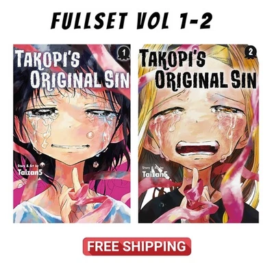 Takopi`s Original Sin English Version Manga Comic Book Volume 1-2 Full Set