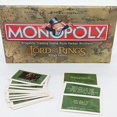 Monopoly Lord of The Rings Replacement 16 PEOPLE CARDS Trilogy Edition Parts '03 - Image 1 of 3