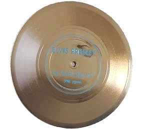 ELVIS PRESLEY The Truth About Me RARE 78rpm Flexi 7" Gold Disc Rainbo Record NM - Picture 1 of 5