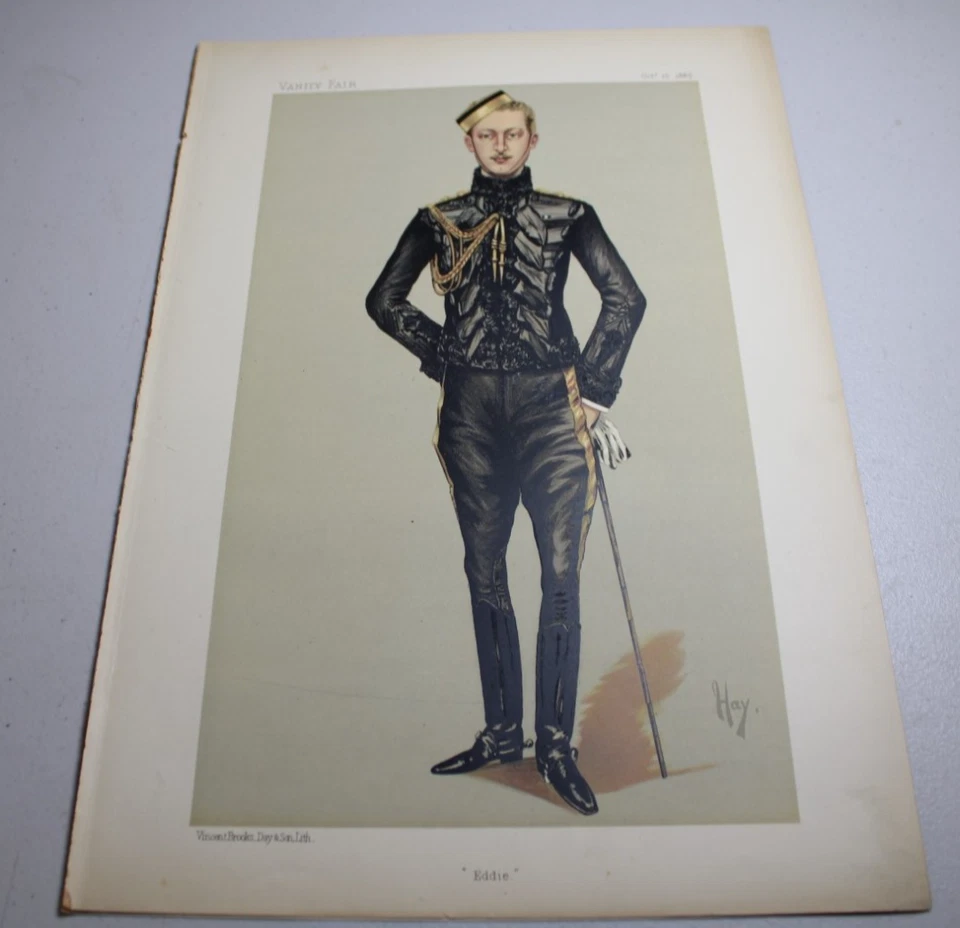 13 октября 1888 Vanity Fair печати ~ принц Альберт Виктор Кристиан Эдвард - Изображение 1 из 1