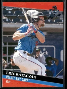 2025 Beloit Sky Carp Eric Rataczak RC Novato Miami Marlins Ligas Menores - Imagen 1 de 2