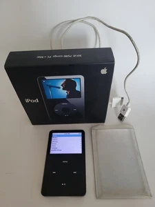 Apple iPod Classic 5Gen Video 30GB mit Originalverpackung/Zubehör ohne Kopfhörer - Bild 1 von 14