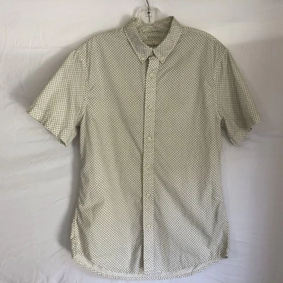 Camisa Denim & Supply Ralph Lauren Para Hombres Mediana Blanca Estampado de Ancla Calce Ajustado Informal Foto 1 de 4