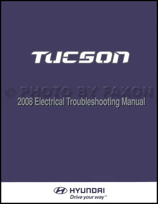 2008 Hyundai Tucson Eléctrico Problemas Manual OEM Cableado Diagrama Libro - Imagen 1 de 2