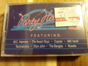 Party Hits 1990, New Sealed Cassette, Elton John, M.C. Hammer, The Beach Boys... - Picture 1 of 2