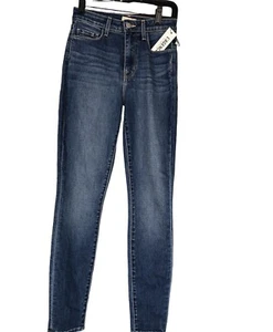 L'Agence Monique Ultra High Rise Blue Denim Skinny Jean Parkway Sz 25 New w/tag - Picture 1 of 4