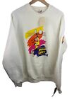 Disney VTG Goofy Twix Graphic Sweatshirt 1989 Promo Jerzees Sz XL NEW Deadstock