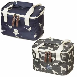 Insulated Lunch Bag Printed Coolbag Work Picnic Food Lunchbox Rydale 2 Colours - Picture 1 of 9