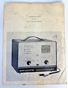 Vintage SENCORE CG126 Color Bar Generator Instruction Manual - Picture 1 of 4
