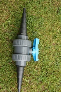 DOUBLE UNION BALL VALVE 11/2" WITH HOSETAILS KOI POND FILTER FISH - Picture 1 of 1