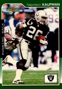 2000 Score Scorecard Oakland Raiders Football #146 Napoleon Kaufman {Box 21} - Picture 1 of 4