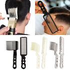 2pcs Barber Comb Fading Curved Blending Longer Hair Professional Hair Cutting LF