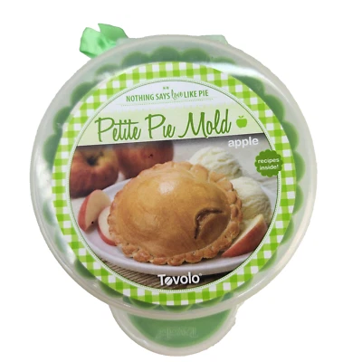 Molde para tartas Tovolo Petite manzana 4" mini tartas sobre la marcha con recetas de postres país Foto 1 de 4