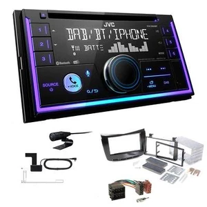 JVC 2-DIN MP3 Autoradio Bluetooth DAB+ für Lancia Delta III Klavierlack - Bild 1 von 6