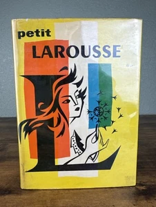 Vtg 1963 Petit Larousse French Illustrated Encyclopedic Dictionary HC DJ - Picture 1 of 23