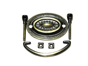 Vintage Drawer Pulls Antique Brass Duncan Phyfe Style and Hepplewhite - Picture 1 of 5