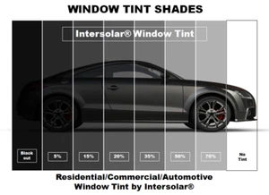 Tinte para ventana de 2 capas negro residencial comercial automotriz 40" pulgadas de ancho - Imagen 1 de 3