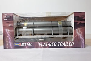 REVELL METALL 08898 PRITSCHENANHÄNGER MIT ROHRLADUNG MASSSTAB 1:24 N.I.B. - Bild 1 von 11