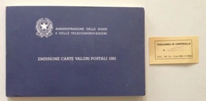 Amministrazione Poste Telecomunicazioni Emissione Carte Valori Postali 1985 - Foto 1 di 4