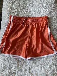 BCG girls sz. 16 orange ( white trim) classic sport shorts. Cute, comfortable - Picture 1 of 7