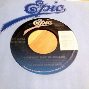 Charlie Daniels Band 45 Cowboy Hat In Dallas / Uneasy Rider '88