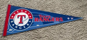 VTG Texas Rangers Baseball MLB Pennant Banner 2003 WinCraft Sports 29.5" X 12" - Picture 1 of 11