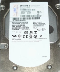NEW 42D0519 42D0520 46M7030 IBM 450GB 15K SAS 3.5" HS HDD for System x3650 x3550 - Picture 1 of 5
