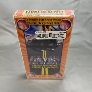 Elvis is Alive, I Swear I Just Saw Him Eating a Ding Dong (Brand NEW Sealed VHS) - Picture 1 of 9