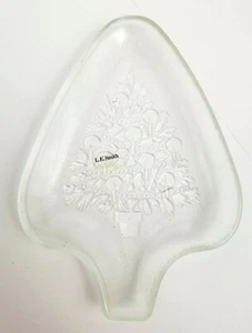 Vintage L.E. Smith Glass Christmas Tree Candy Dish Original Box No. 1355 - Picture 1 of 7